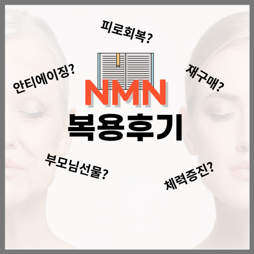 NMN 복용후기, 섭취후기, 최근 1년간 NMN 영양제 후기